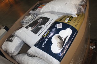 6 Pallets – 310 Pcs – Curtains & Window Coverings, Bedding Sets, Pillows, Decor – Like New or New Customer Returns – JC Penney