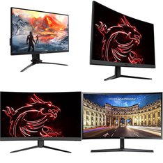 Pallet – 23 Pcs – Monitors – Damaged / Missing Parts / Tested NOT WORKING – Samsung, MSI, LG, ACER