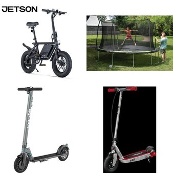 Pallet – 8 Pcs – Cycling & Bicycles, Powered, Trampolines, Unsorted – Customer Returns – Jetson, GOTRAX, Razor, JumpKing