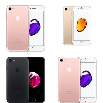 17 Pcs – Apple iPhone 7 – Refurbished (GRADE A – Unlocked) – Models: MN8K2LL/A, MN8G2LL/A, MN8N2LL/A, MN9U2LL/A