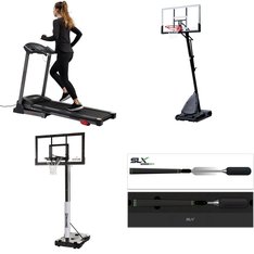 Pallet - 6 Pcs - Outdoor Sports, Exercise & Fitness, Golf - Customer Returns - Spalding, Sunny Health & Fitness, Body Vision, Little Tikes