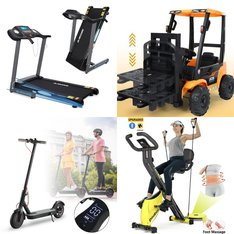 Pallet - 7 Pcs - Exercise & Fitness, Powered, Unsorted, Vehicles - Customer Returns - MaxKare, MotorGenic, GEARSTONE, WISAIRT