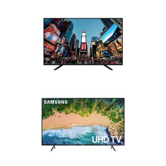 2 Pcs – LED/LCD TVs (70″ – 75″) – Refurbished (GRADE A) – Samsung, RCA