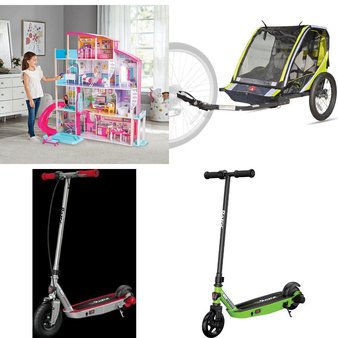 Pallet – 16 Pcs – Powered, Vehicles, Trains & RC, Outdoor Play, Dolls – Customer Returns – Razor, Razor Power Core, New Bright, Spalding