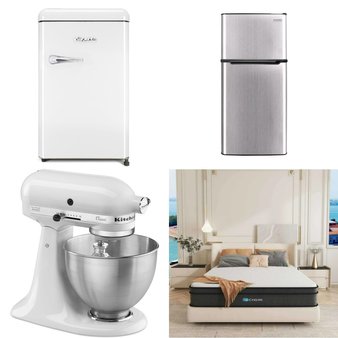 3 Pallets – 63 Pcs – Food Processors, Blenders, Mixers & Ice Cream Makers, Toasters & Ovens, Microwaves, Vacuums – Open Box Customer Returns – Hamilton Beach, PrettyCare, Mainstays, Costway