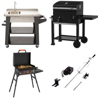 Pallet – 9 Pcs – Grills & Outdoor Cooking – Customer Returns – Ozark Trail, Blackstone, Expert Grill, Cuisinart