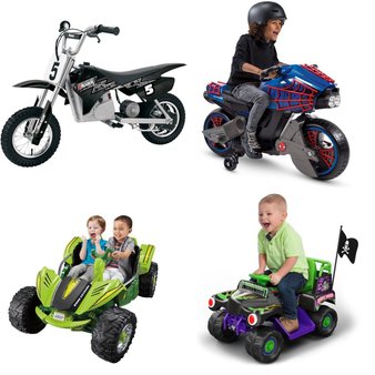 CLEARANCE! Pallet – 5 Pcs – Vehicles – Customer Returns – Huffy, Fisher-Price, Razor, Monster Jam