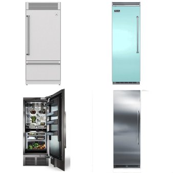 2 Pallets – 4 Pcs – Appliances & Accessories – New & New Damaged Box – Perlick, Hestan, Viking