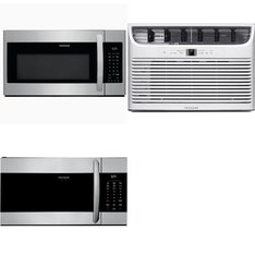 Manifested Pallet – 8 Pcs – Microwaves, Air Conditioners – Home Improvement (Lowe’s) – Untouched Customer Returns