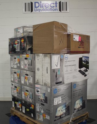 Pallet – 25 Pcs – Desktop Computers – Salvage – HP, UNBRANDED, DELL, CyberpowerPC