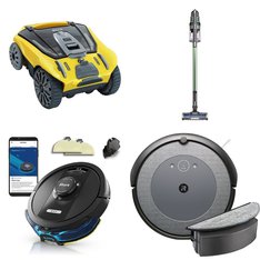 Pallet - 13 Pcs - Vacuums, Pools & Water Fun - Customer Returns - Shark, iRobot, Hoover, POOLELF