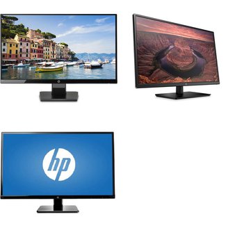67 Pcs – Computer Monitors – Customer Returns – HP