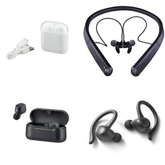 Pallet – 359 Pcs – In Ear Headphones, Over Ear Headphones, Boombox – Customer Returns – Blackweb, Onn, MONSTER INC, Monster