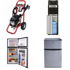 Pallet - 8 Pcs - Refrigerators, Bar Refrigerators & Water Coolers, Pressure Washers - Customer Returns - Galanz, Frigidaire, BRIO, Simpson