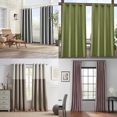 Pallet – 260 Pcs – Curtains & Window Coverings, Earrings, Decor – Mixed Conditions – Private Label Home Goods, Eclipse, Fieldcrest, SunSmart
