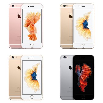8 Pcs – Apple iPhone 6S – Refurbished (GRADE C – Unlocked) – Models: 3A511LL/A, 3A510LL/A, MKRE2LL/A, MKRC2LL/A
