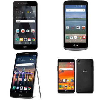 36 Pcs – LG Smartphones – Tested Not Working – Models: 6014B, LGLS777ABB, LG-VS425PP, WFMLGL57BGP5