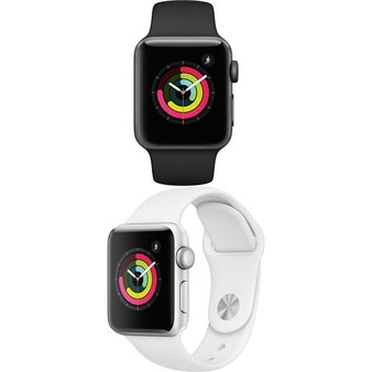 7 Pcs – Apple Watch – Series 3 – 38MM – GPS – Refurbished (GRADE D) – Models: MTF02LL/A, MTEY2LL/A