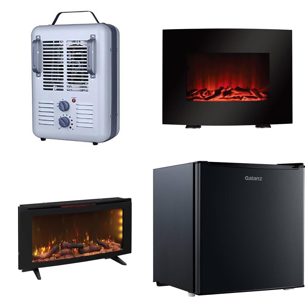 Walmart Pallet 9 Pcs Heaters Customer Returns Utility, Duraflame