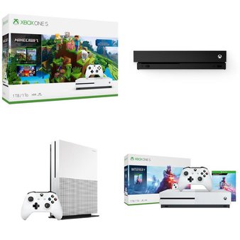 17 Pcs – Microsoft Xbox One Consoles – Refurbished (GRADE A) – Models: 234-00506, 234-00347, NJP-00024, CYV-00070