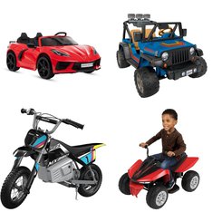 Pallet - 4 Pcs - Vehicles - Customer Returns - Adventure Force, Razor, Mattel, Huffy