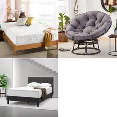 Pallet - 5 Pcs - Mattresses, Living Room - Overstock - Zinus