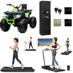Pallet – 9 Pcs – Vehicles, Exercise & Fitness, Safes, Unsorted – Customer Returns – Sesslife, Funcid, GEARSTONE, Geemax