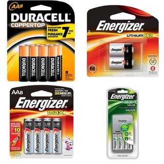 Pallet – 2664 Pcs – Electronics Accessories – Customer Returns – ENERGIZER, DURACELL, Eveready Battery Company, Inc., P&G