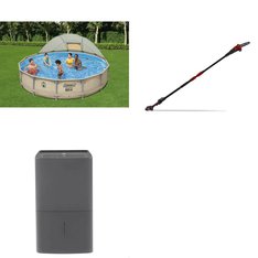 Pallet - 7 Pcs - Pools & Water Fun, Humidifiers / De-Humidifiers, Power Tools - Customer Returns - Coleman, General Electric, Hyper Tough