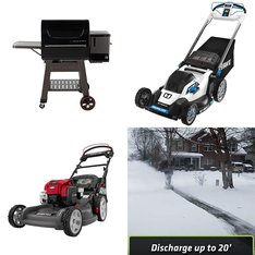 Pallet - 6 Pcs - Mowers, Unsorted, Grills & Outdoor Cooking, Portable Speakers - Customer Returns - Black Max, Mm, Hart, Ukiah