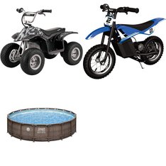 Pallet - 3 Pcs - Vehicles, Pools & Water Fun - Customer Returns - Razor, Coleman