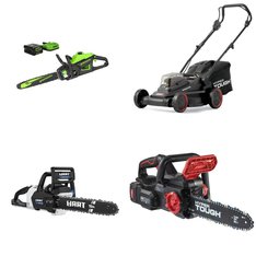 Pallet - 15 Pcs - Unsorted, Hedge Clippers & Chainsaws, Trimmers & Edgers, Pressure Washers - Customer Returns - Hyper Tough, GreenWorks, Hart, Goodyear