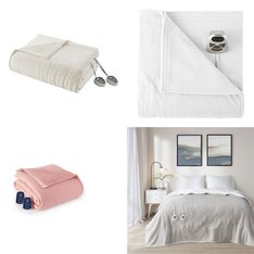 Pallet - 67 Pcs - Pillows and Blankets - Mixed Conditions - Private Label Home Goods, Madison Park, Laurel Manor, Beautyrest