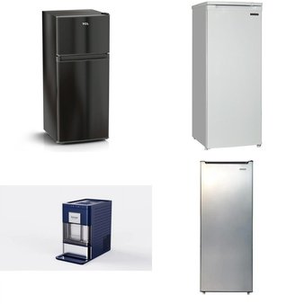 Flash Sale! 3 Pallets – 27 Pcs – Bar Refrigerators & Water Coolers, Freezers – Untested Customer Returns – Walmart