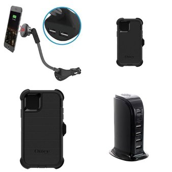 50 Pcs – Cellular Phones Accessories – Used, Like New, Open Box Like New – OtterBox, PREMIER, Blackweb, Heyday