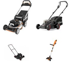 Pallet - 7 Pcs - Mowers, Hedge Clippers & Chainsaws, Trimmers & Edgers - Customer Returns - Hyper Tough, Positec Technology, Worx