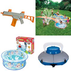 Pallet - 49 Pcs - Outdoor Play, Pools & Water Fun, Outdoor Sports, Other - Customer Returns - SplatRball, COCOMELON, Banzai, EastPoint Sports