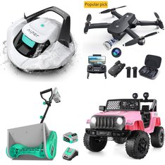 Pallet - 35 Pcs - Vehicles, Trains & RC, Powered, Snow Removal, Drones & Quadcopters Vehicles - Customer Returns - LiTHELi, HoverStar, Holy Stone, King Koil