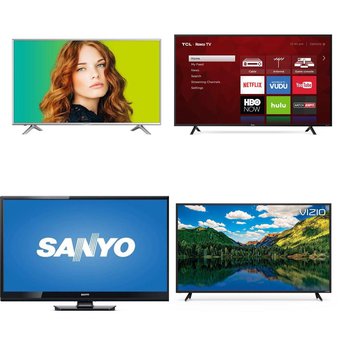 250 Pcs – TVs – Tested Not Working (Cracked Display) – VIZIO, Samsung, TCL, LG – Televisions