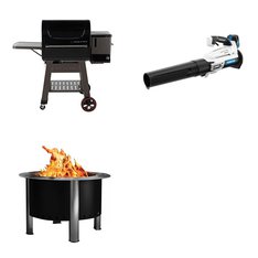 Pallet - 3 Pcs - Grills & Outdoor Cooking, Fireplaces, Leaf Blowers & Vaccums - Customer Returns - Mm, Hart