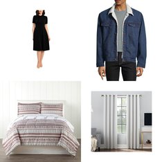 Pallet – 367 Pcs – T-Shirts, Polos, Sweaters & Cardigans, Curtains & Window Coverings, Sheets, Pillowcases & Bed Skirts, Decor – Customer Returns – Unmanifested Apparel and Footwear, Sun Zero, Unmanifested Home, Window, and Rugs, Eclipse
