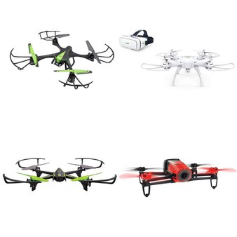1023 Pcs – Drones & Quadcopters – Tested Not Working – ProMark, Sky Viper, Parrot, SkyViper