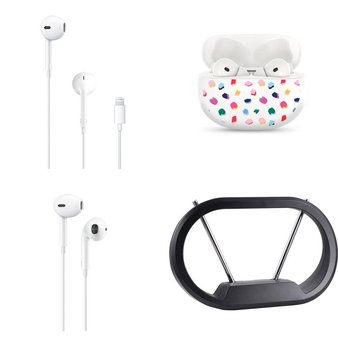 Pallet – 777 Pcs – In Ear Headphones, Accessories, DVD Discs, Other – Customer Returns – Apple, Onn, onn., Packed Party