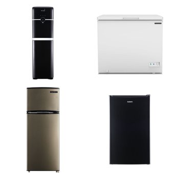 Pallet – 6 Pcs – Bar Refrigerators & Water Coolers, Refrigerators – Customer Returns – Primo Water, Great Value, Frigidaire, Thomson