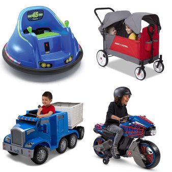 Pallet – 5 Pcs – Vehicles – Customer Returns – Flybar, Huffy, Kid Trax, Radio Flyer