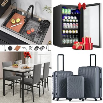 Pallet – 16 Pcs – Dining Room & Kitchen, Unsorted, Luggage, Bedroom – Customer Returns – Costway, Ktaxon, Travelhouse, UHOMEPRO