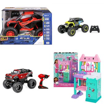 Pallet – 29 Pcs – Vehicles, Trains & RC, Dolls, Action Figures, Unsorted – Customer Returns – New Bright, New Bright Industrial Co., Ltd., Paw Patrol, Adventure Force