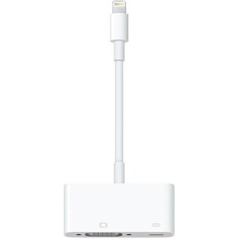 39 Pcs – Apple MD825ZM/A Lightning to VGA Adapter – Used – Retail Ready
