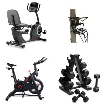 Pallet – 10 Pcs – Outdoor Sports, Exercise & Fitness – Customer Returns – Muddy, Ozark Trail, CAP Barbell, ECHELON