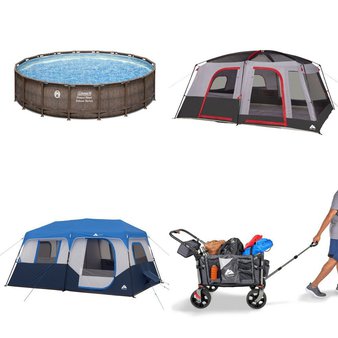 Pallet – 18 Pcs – Camping & Hiking, Patio, Outdoor Sports, Pools & Water Fun – Customer Returns – Ozark Trail, Coleman